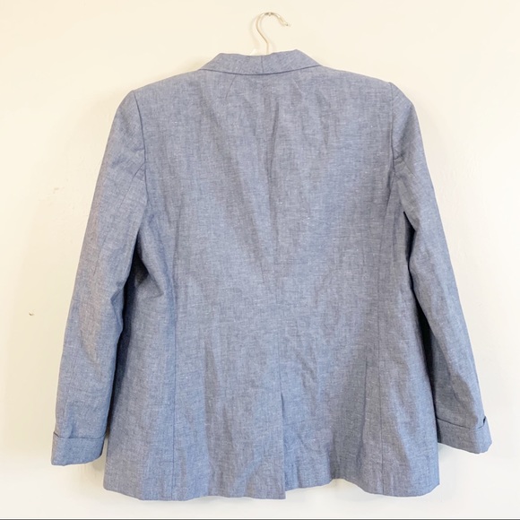 J.CREW UNSTRUCTURED BLAZER in Deep Water - Picture 5 of 9